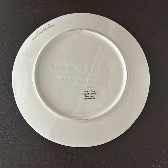 Anthropologie Astrology Chart Canape Plate Salt and Earth Columba Constellation - Picture 4 of 5
